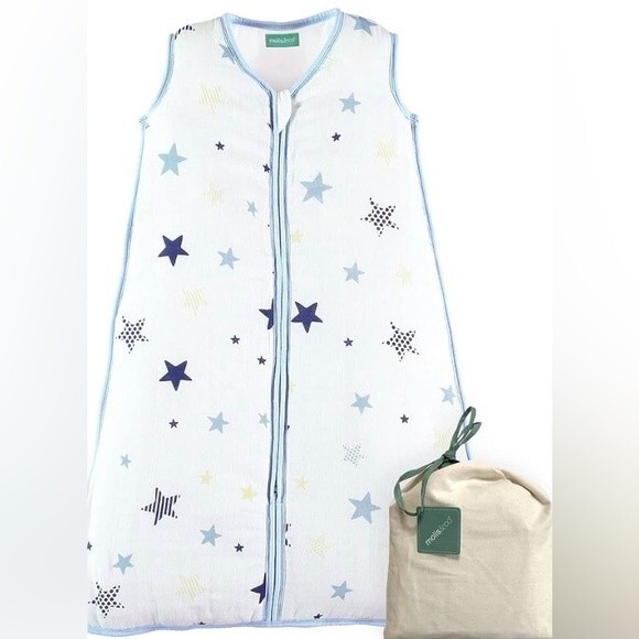 Molis & Co. Winter  Baby Sleeping Bag Sak Soze Medium Star Print Soft and Warm - Picture 1 of 7